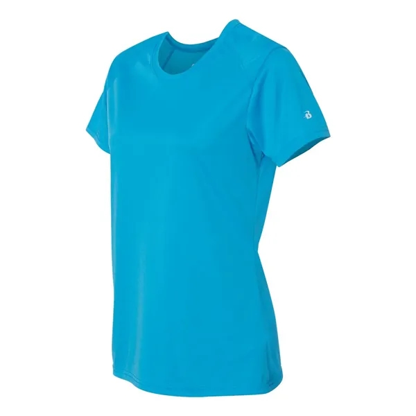 Women's short sleeve t-shirt with moisture management /anti-microbial fabric. Blank.... from ASI 84358 S&S Activewear