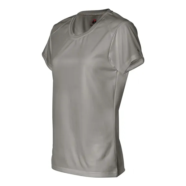 Women's short sleeve t-shirt with moisture management /anti-microbial fabric. Blank.... from ASI 84358 S&S Activewear
