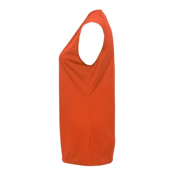 Women's sleeveless sporty t-shirt with moisture management fabric. Blank product.... from ASI 84358 S&S Activewear