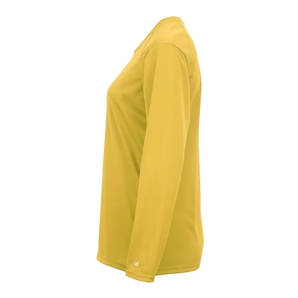 Women's long sleeve t-shirt with moisture management fabric. Blank product.... from ASI 84358 S&S Activewear