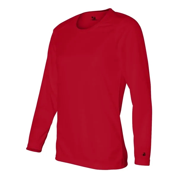 Women's long sleeve t-shirt with moisture management fabric. Blank product.... from ASI 84358 S&S Activewear