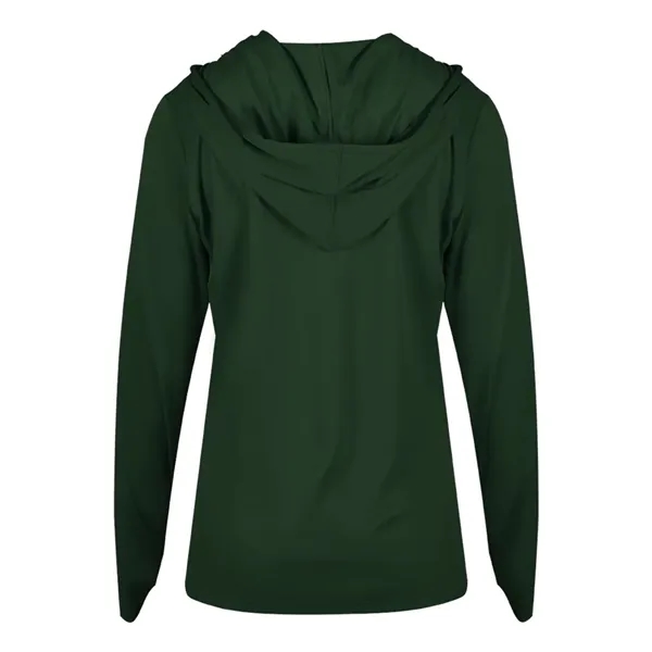Long sleeve ladies hooded t-shirt... from ASI 84358 S&S Activewear