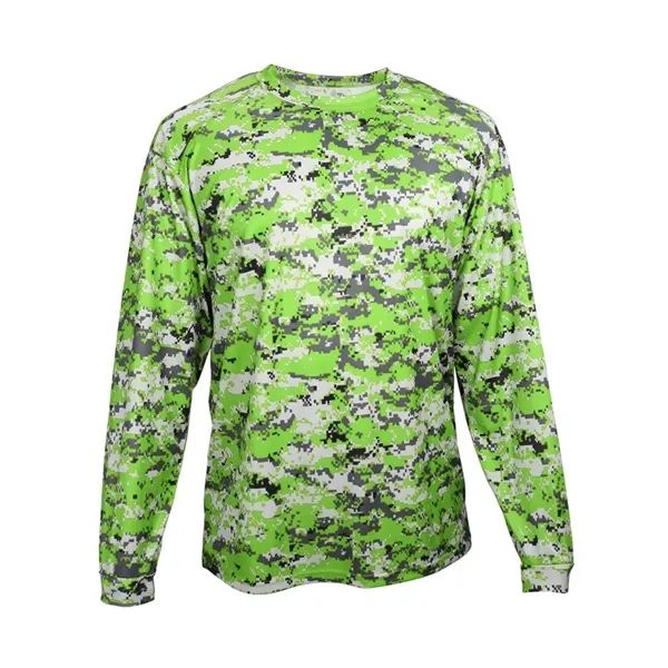 Badger Digital Camo Long Sleeve T-Shirt, blank.... from ASI 84358 S&S Activewear
