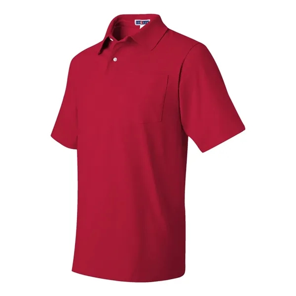 Cotton/polyester jersey knit sport shirt with SpotShield protection to repel water... from ASI 84358 S&S Activewear