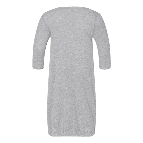 Infant 1x1 baby rib lap shoulder layette. Blank product.... from ASI 84358 S&S Activewear