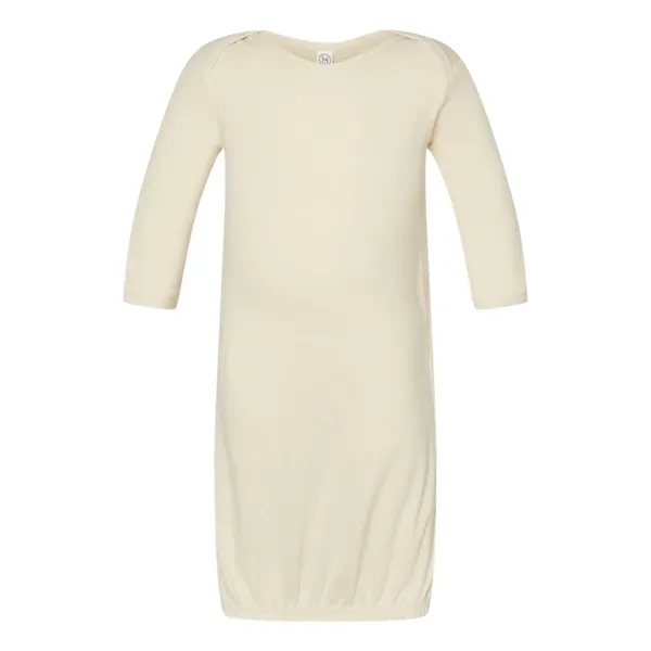 Infant 1x1 baby rib lap shoulder layette. Blank product.... from ASI 84358 S&S Activewear