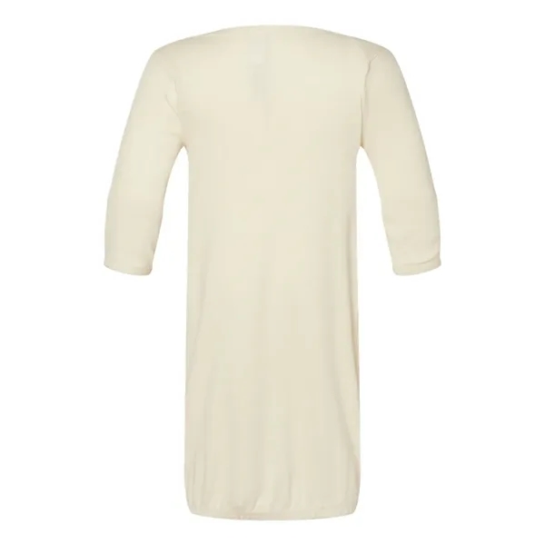 Infant 1x1 baby rib lap shoulder layette. Blank product.... from ASI 84358 S&S Activewear