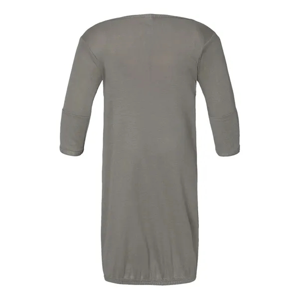 Infant 1x1 baby rib lap shoulder layette. Blank product.... from ASI 84358 S&S Activewear