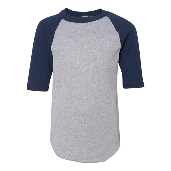 Youth Three-Quarter Sleeve Baseball Jersey... from ASI 84358 S&S Activewear