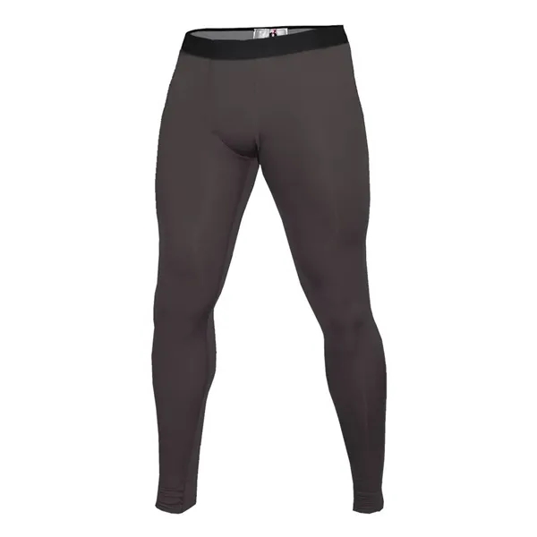 Full length compression tight made of polyester and spandex with moisture... from ASI 84358 S&S Activewear