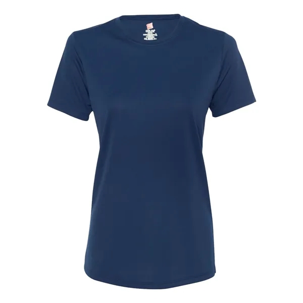 Women's Cool Dri® T-shirt with double-needle stitching and made of polyester... from ASI 84358 S&S Activewear