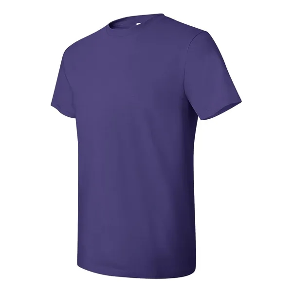 100% ring-spun cotton T-shirt with narrow ribbed collar without cover-seaming for... from ASI 84358 S&S Activewear