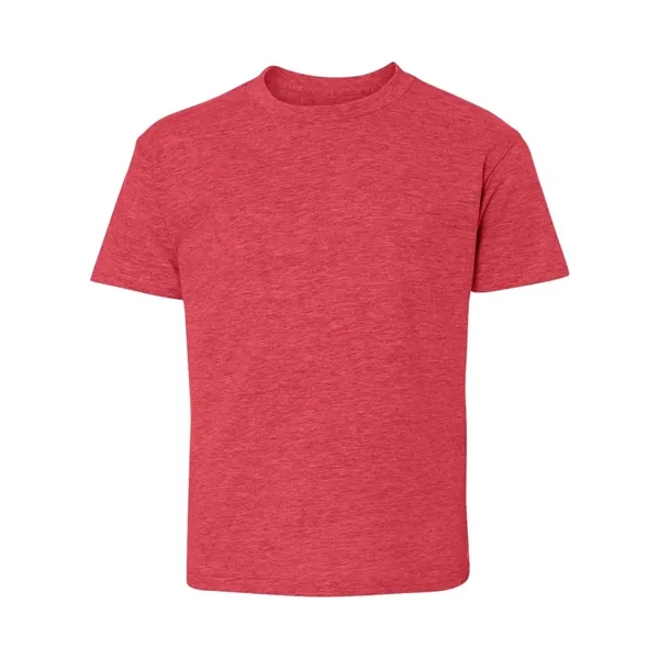 Hanes youth T-shirt with double-needle stitching and shoulder-to-shoulder tape.... from ASI 84358 S&S Activewear