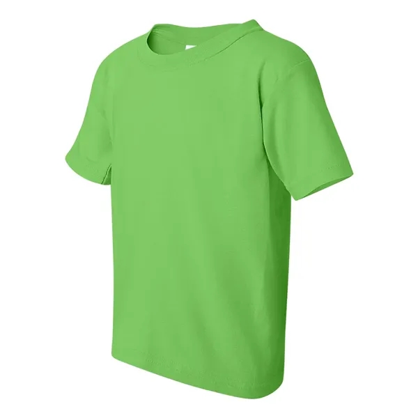 Youth 5.3 oz pre-shrunk, 100% heavy cotton t-shirt. Blank product.... from ASI 84358 S&S Activewear