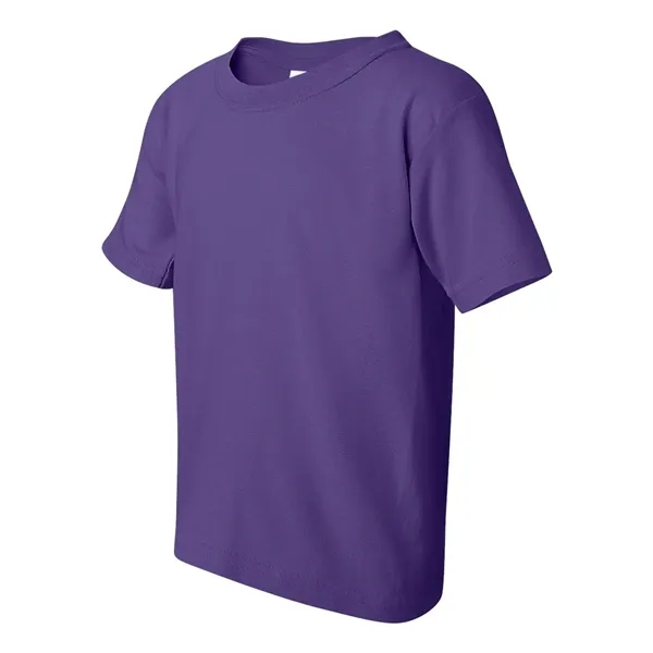 Youth 5.3 oz pre-shrunk, 100% heavy cotton t-shirt. Blank product.... from ASI 84358 S&S Activewear