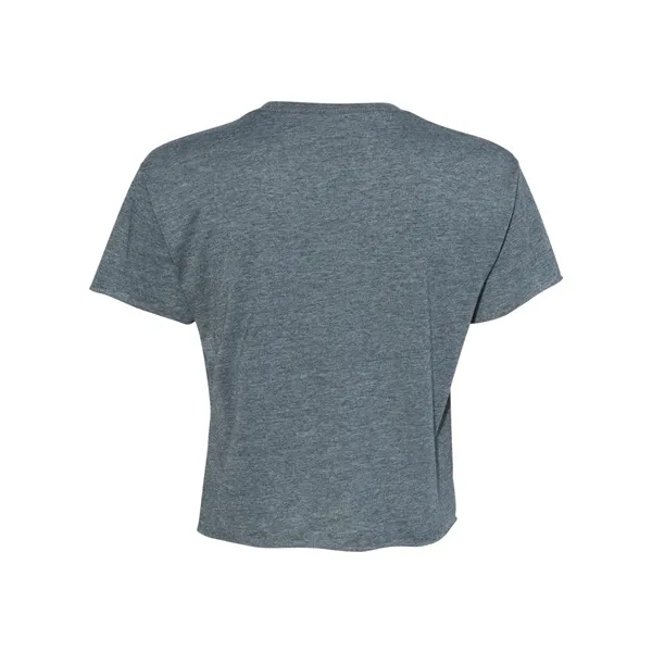 Women's crop top with a relaxed fit, raw edge sleeve and... from ASI 84358 S&S Activewear