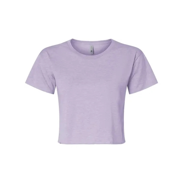 Women's crop top with a relaxed fit, raw edge sleeve and... from ASI 84358 S&S Activewear
