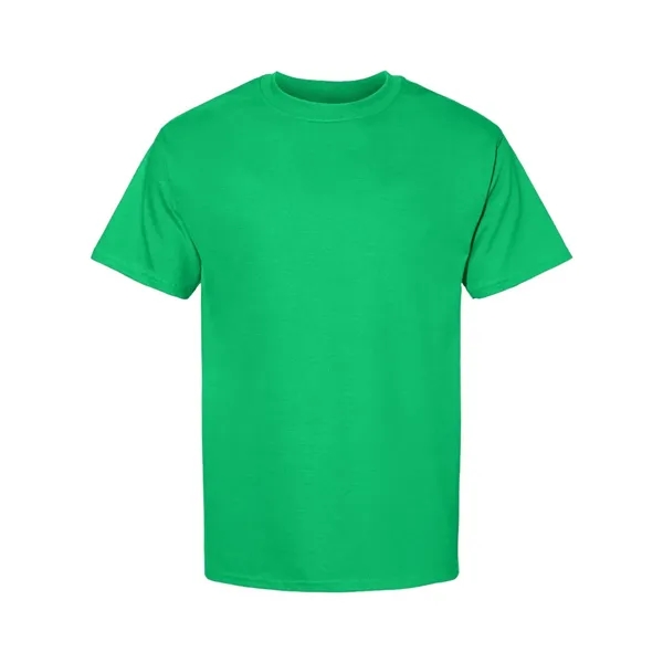 Hanes T-shirt made of 100% ring-spun cotton with double-needle stitching.... from ASI 84358 S&S Activewear