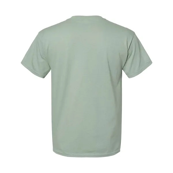 100% ComfortSoft® cotton T-shirt with tag-free neck label, shoulder-to-shoulder taping, and... from ASI 84358 S&S Activewear