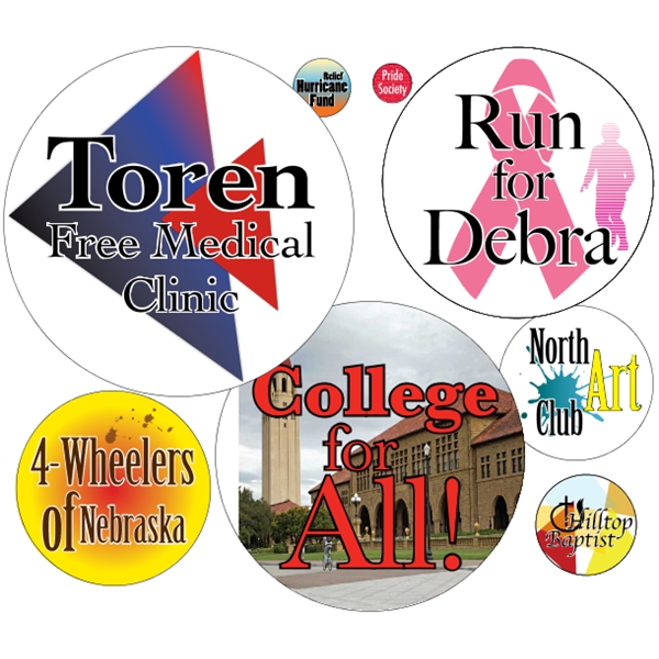 Circle shaped labels on roll with 4CP printing.... from ASI 89910 Stouse, LLC