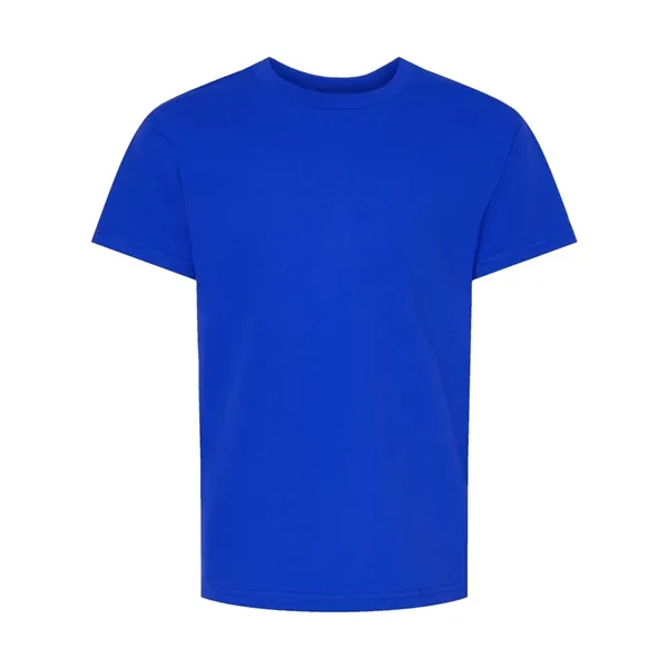 Youth short sleeve T-shirt made of 100% ComfortSoft® cotton with a... from ASI 84358 S&S Activewear