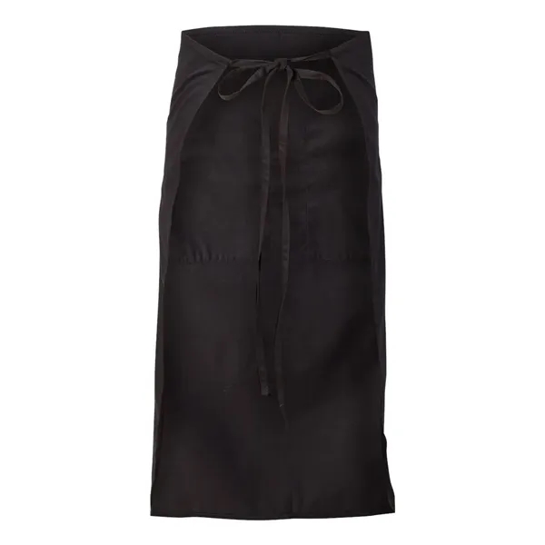 Bistro apron with extra long waist ties, blank.... from ASI 84358 S&S Activewear