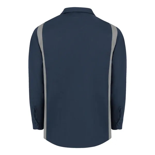 Dickies Industrial Colorblocked Long Sleeve Shirt... from ASI 84358 S&S Activewear