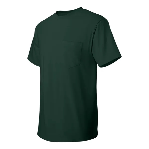100% ComfortSoft® cotton T-shirt with a pocket, tag-free neck label, and... from ASI 84358 S&S Activewear