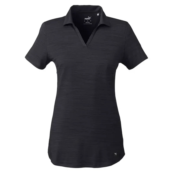 Puma Golf Women's Cloudspun Free V-neck Polo... from ASI 84358 S&S Activewear