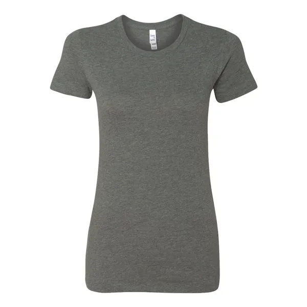 Women's cotton t-shirt with longer length body and shoulder taping. Blank... from ASI 84358 S&S Activewear