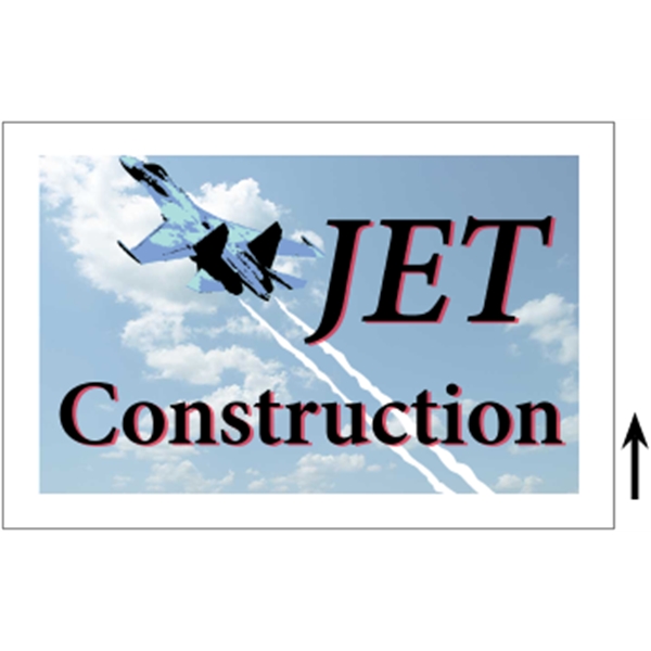 18" x 12" corrugated plastic 4CP sign with 3/16" thickness.... from ASI 89910 Stouse, LLC