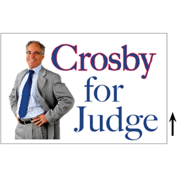 18" x 12" corrugated plastic 4CP sign with 3/16" thickness.... from ASI 89910 Stouse, LLC