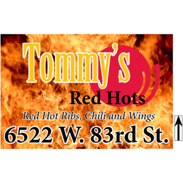 18" x 12" corrugated plastic 4CP sign with 3/16" thickness.... from ASI 89910 Stouse, LLC