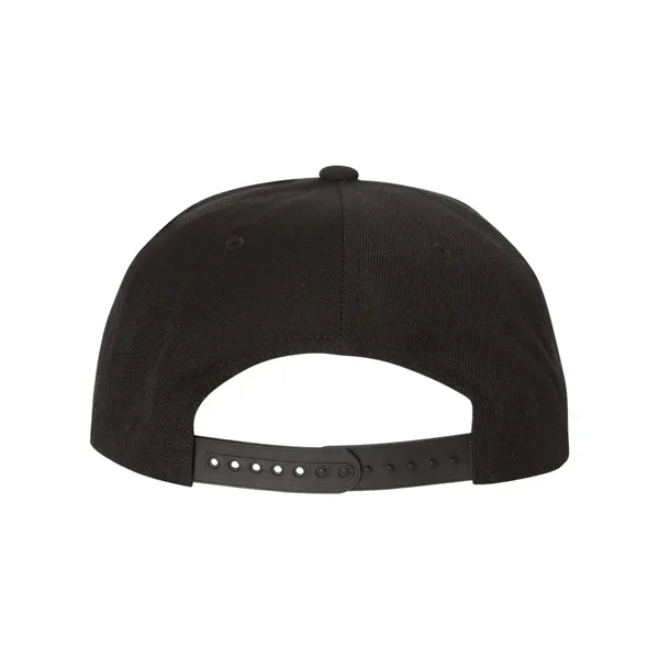 Wool blend flat bill snapback cap. Blank.... from ASI 84358 S&S Activewear