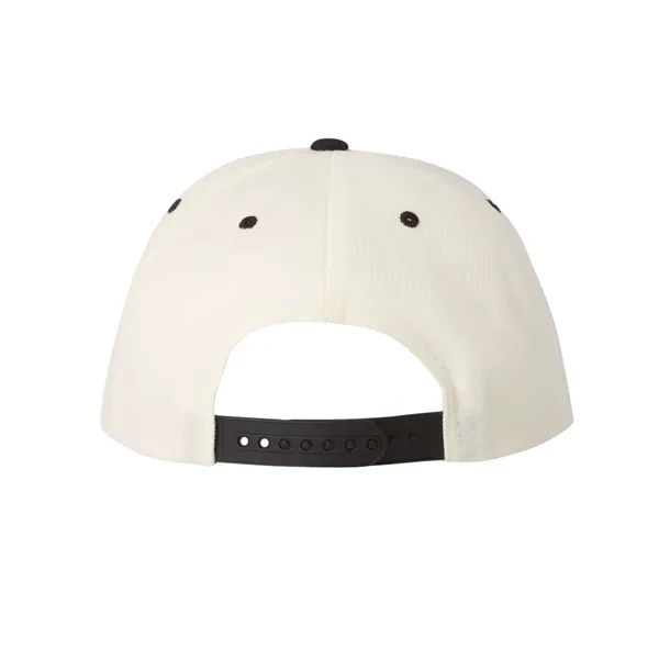 Wool blend flat bill snapback cap. Blank.... from ASI 84358 S&S Activewear