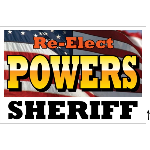 36" x 24" corrugated plastic 4CP sign with 3/16" thickness.... from ASI 89910 Stouse, LLC