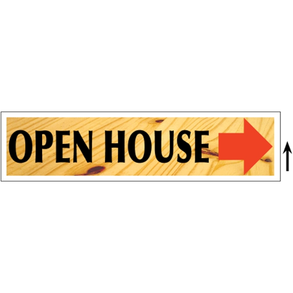 24" x 6" corrugated plastic 4CP sign with 3/16" thickness.... from ASI 89910 Stouse, LLC