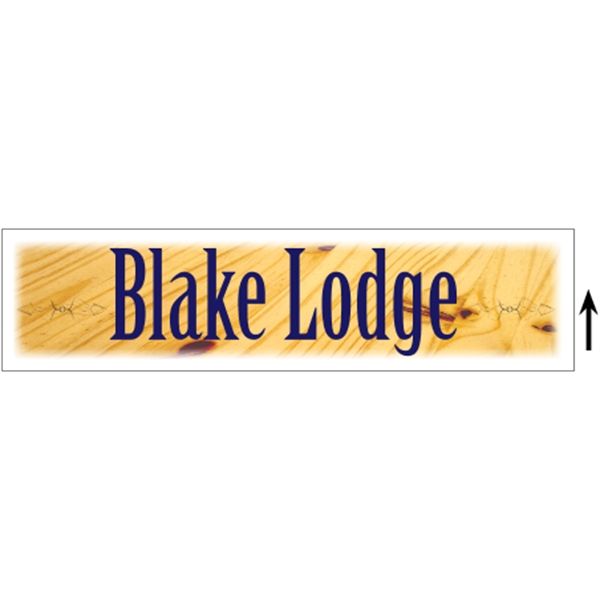 24" x 6" corrugated plastic 4CP sign with 3/16" thickness.... from ASI 89910 Stouse, LLC