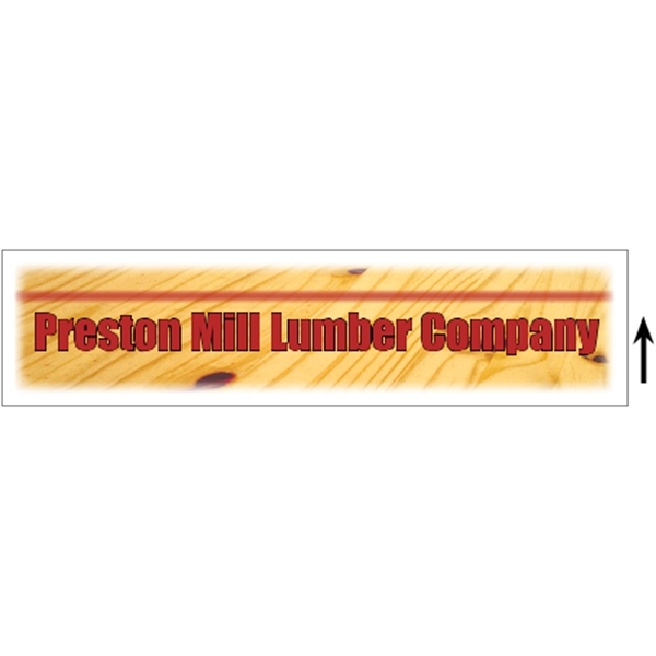 24" x 6" corrugated plastic 4CP sign with 3/16" thickness.... from ASI 89910 Stouse, LLC