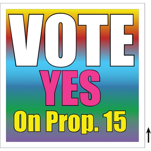 24" x 24" corrugated plastic 4CP sign with 3/16" thickness.... from ASI 89910 Stouse, LLC