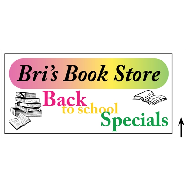 24" x 12" corrugated plastic 4CP sign with 3/16" thickness.... from ASI 89910 Stouse, LLC