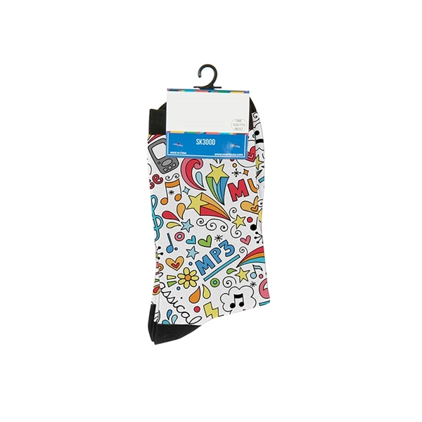 Custom tall one-size-fits-most sport style socks with a fully customizable design... from ASI 88060 Snugz/USA Inc / Sweda®