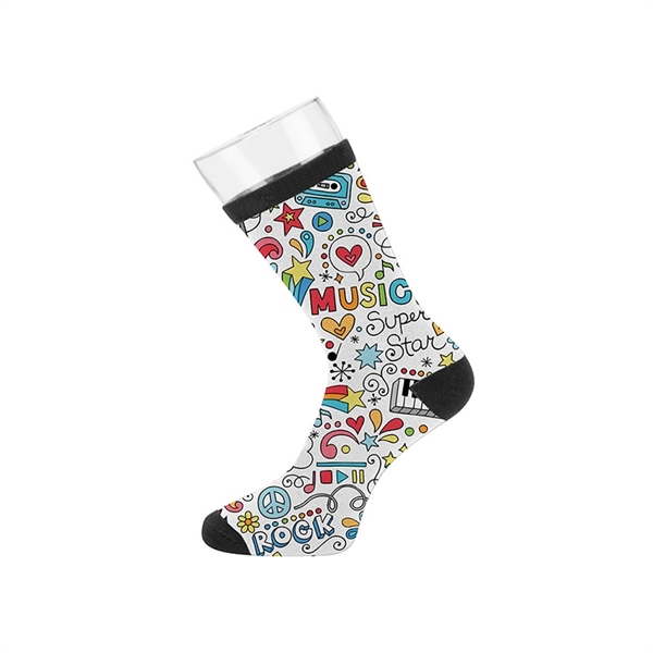 Custom tall one-size-fits-most sport style socks with a fully customizable design... from ASI 88060 Snugz/USA Inc / Sweda®