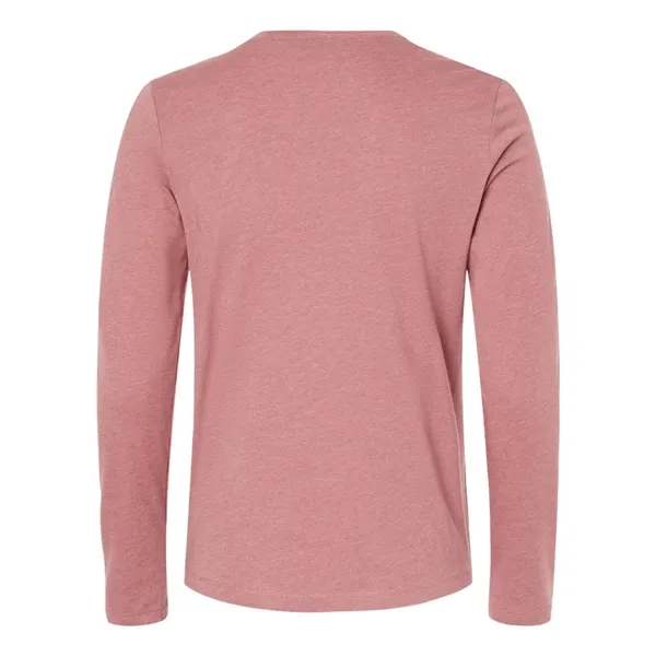 Women's long sleeve crewneck jersey t-shirt. Blank product.... from ASI 84358 S&S Activewear