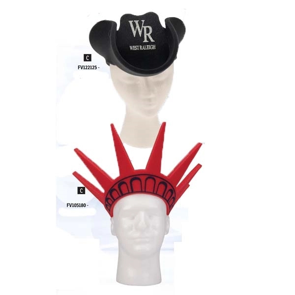 Made in USA Foam Visor.... from ASI 77280 Pepco Poms / Pepco Poms