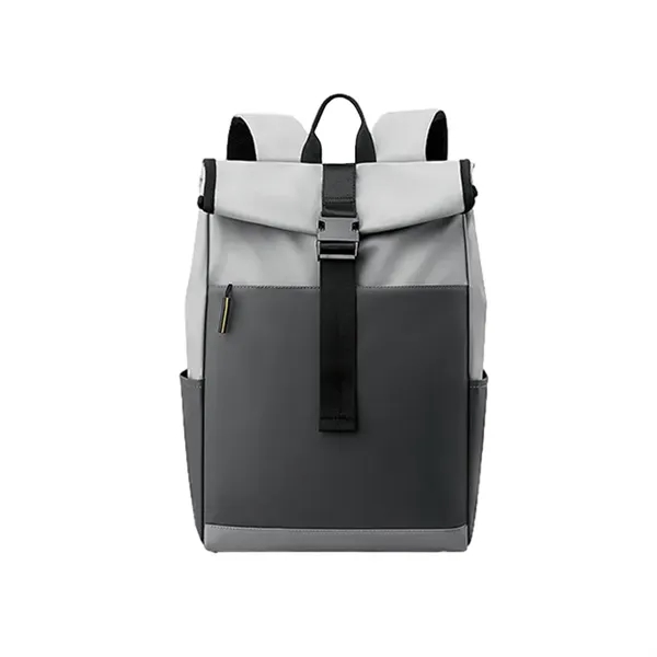 Water-resistant roll-top backpack with dual-access main compartment and multi-pocket design, perfect... from ASI 72657 Active Life Promo / Active Life