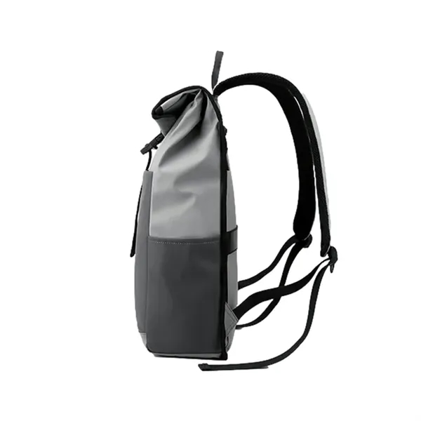 Water-resistant roll-top backpack with dual-access main compartment and multi-pocket design, perfect... from ASI 72657 Active Life Promo / Active Life