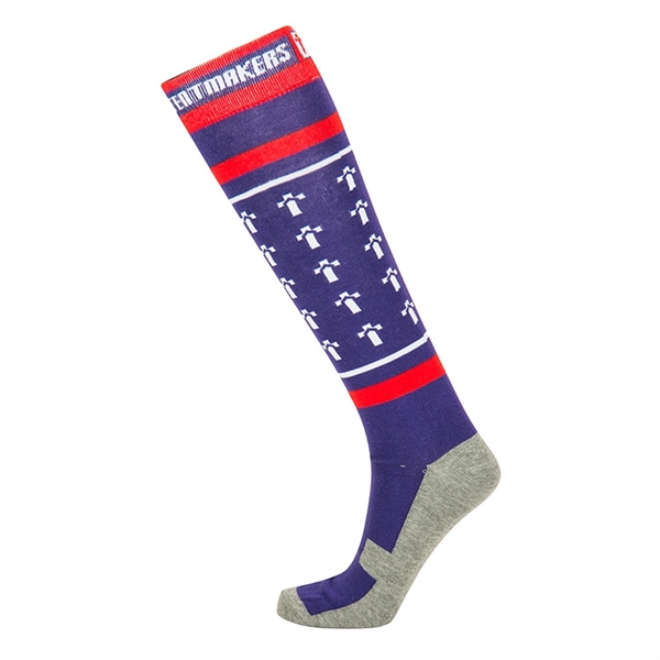 Custom one-size-fits-most running-length sport style socks with a fully customizable design.... from ASI 88060 Snugz/USA Inc / Sweda®