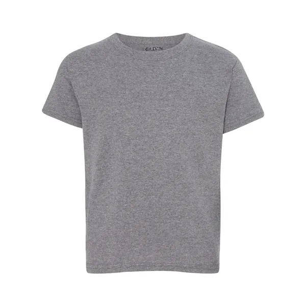 Youth 5.6 oz preshrunk 50% polyester / 50% cotton t-shirt. Blank... from ASI 84358 S&S Activewear