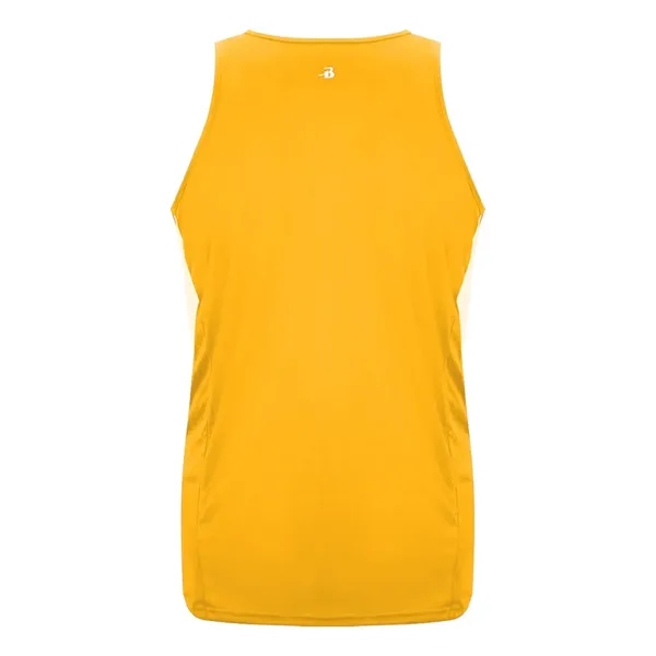 Moisture-wicking, antimicrobial singlet made of 100% polyester with contrast side inserts.... from ASI 84358 S&S Activewear